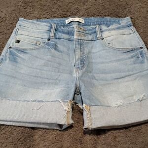KanCan Light Blue Denim Shorts